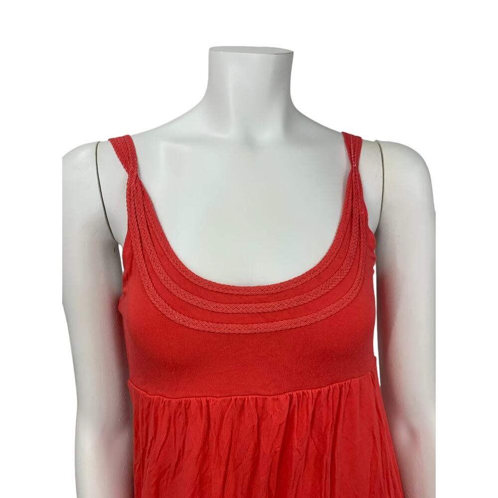 Buffalo David Bitton scarlet red tank top tunic scoop neck medium - Picture 2 of 8